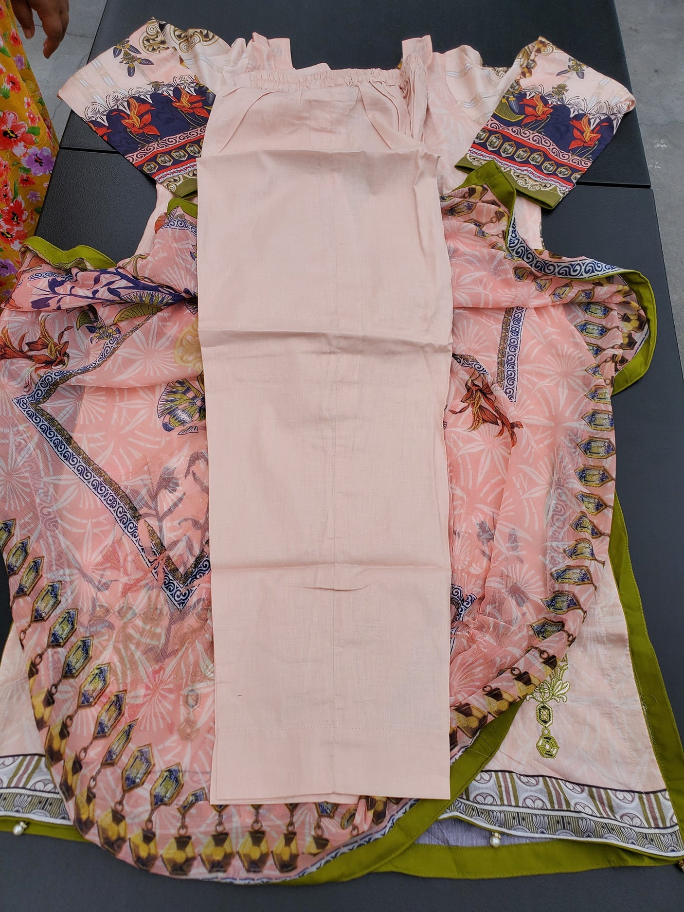 Pakistani Stitched Embroidery Lawn Suit Ready To Ship