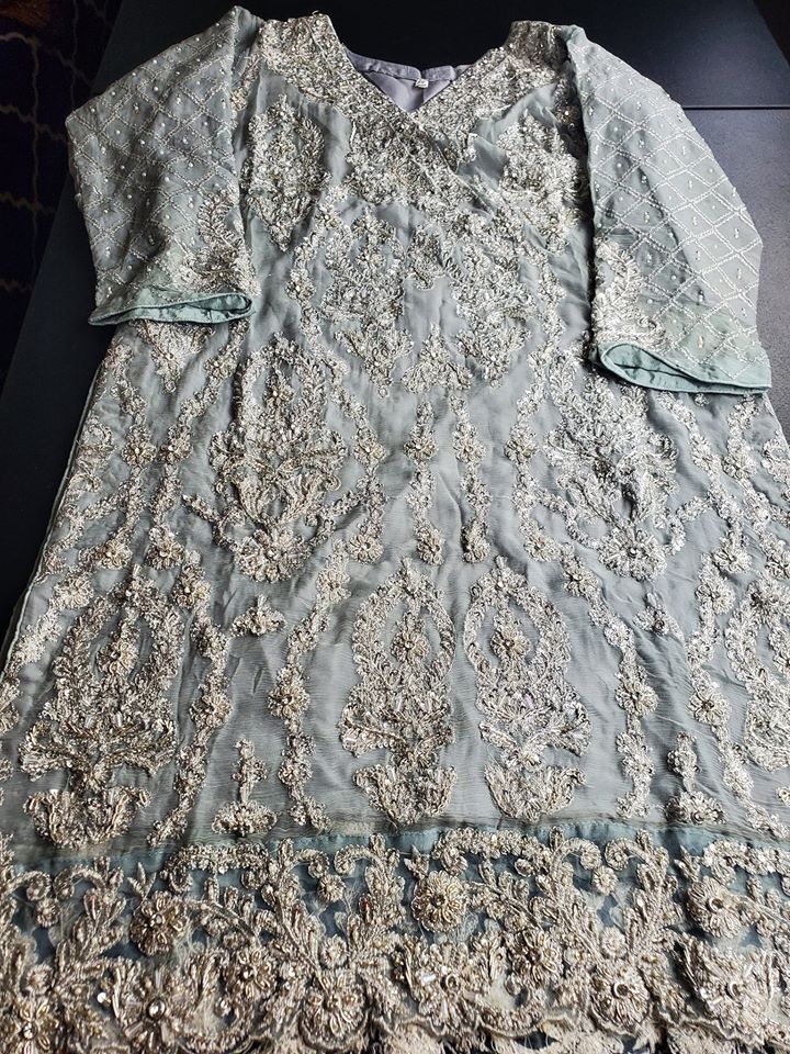 Pakistani Stitched Embroidery Party Wear Dresses Ready To Ship