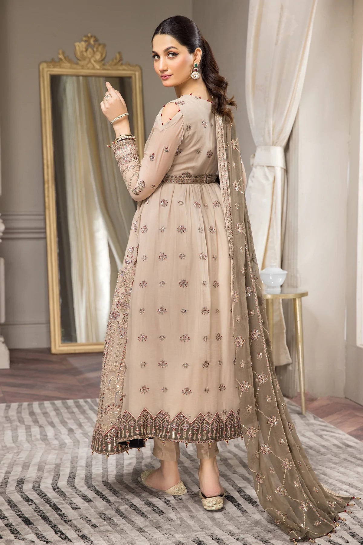 Alizeh Embroidered Chiffon Collection100% Original