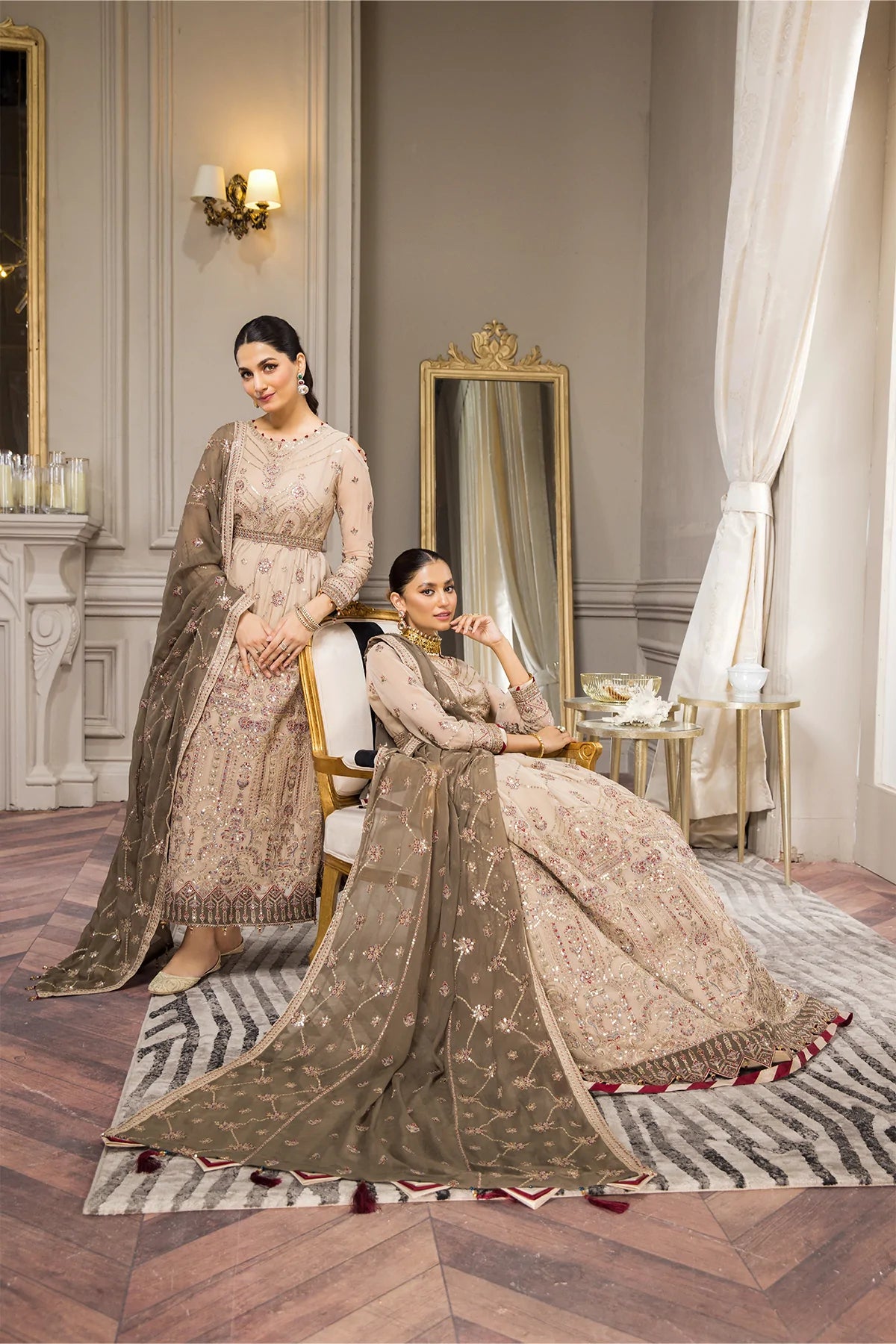 Alizeh Embroidered Chiffon Collection100% Original