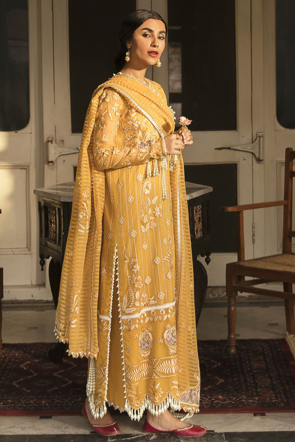 Dhoop Kinara By Afrozeh Embroidered Chiffon Collection