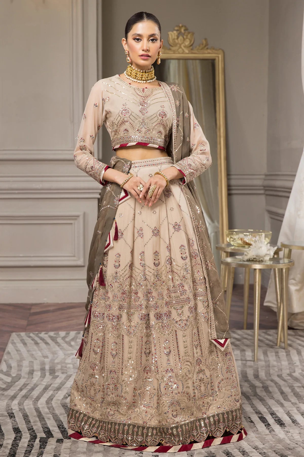 Alizeh Embroidered Chiffon Collection100% Original