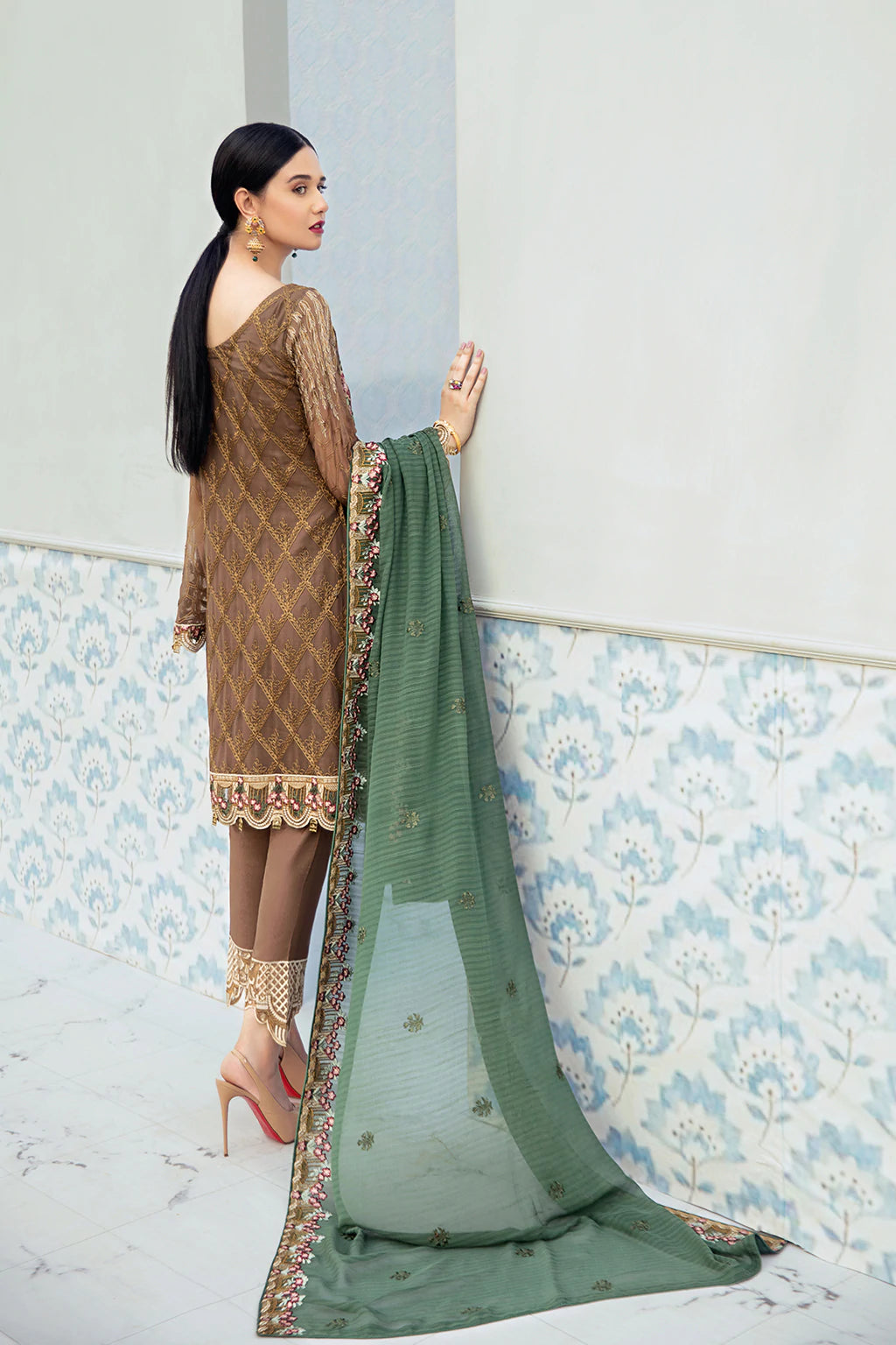Rangoon By Ramsha Luxury Chiffon Embroidered Collection -100% Original Guaranteed