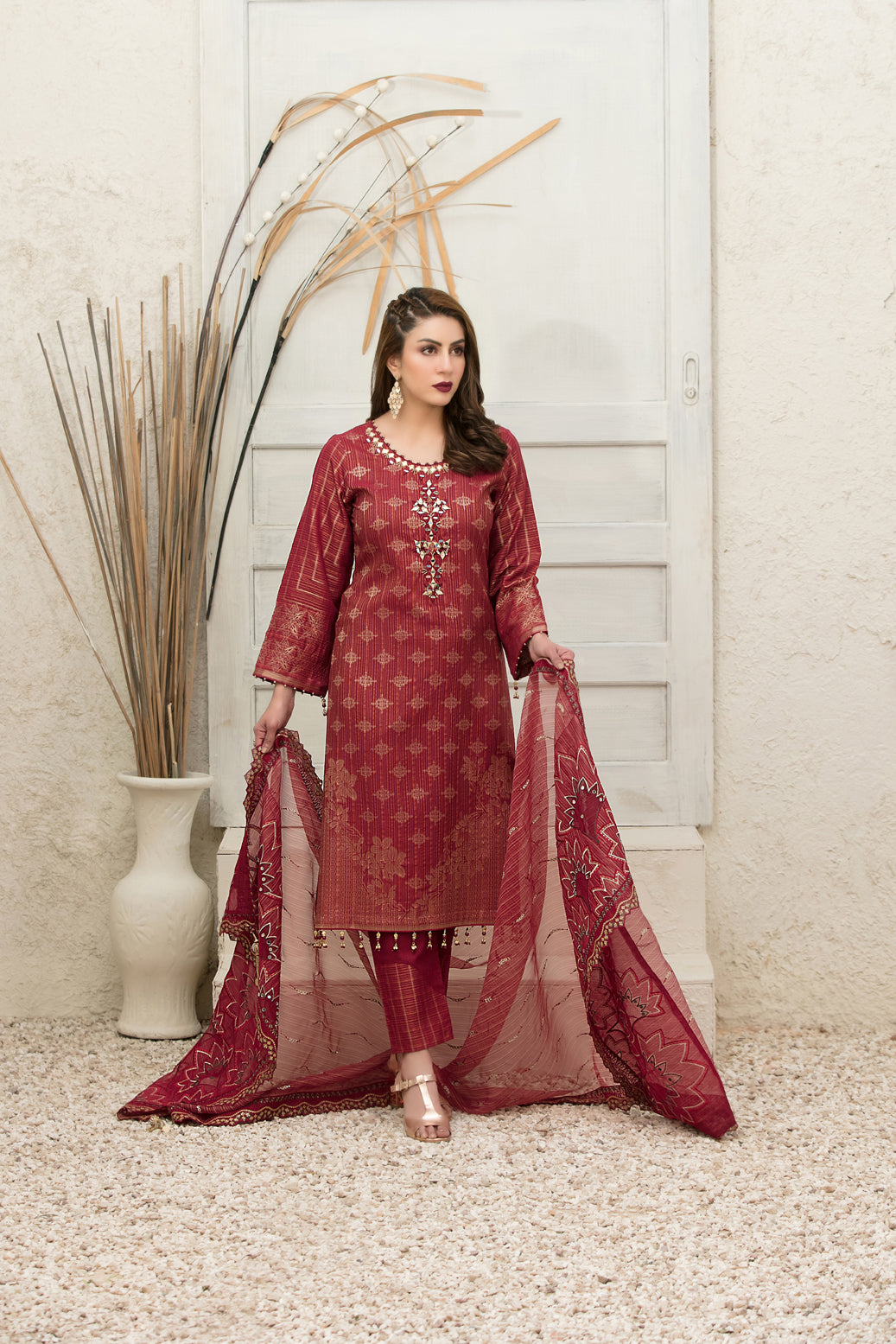 Giselle Printed And Embroidered Lawn Collection By Tawakkal 100% Original