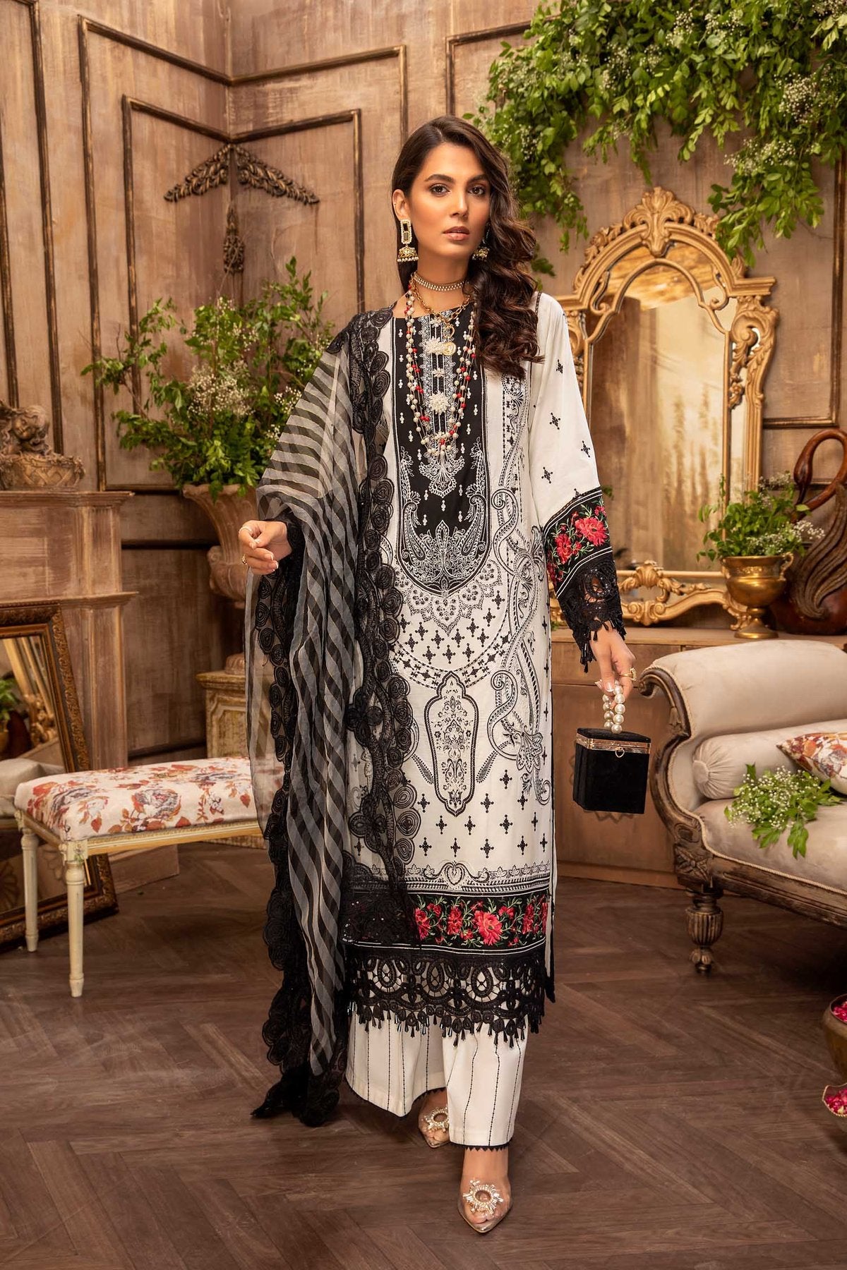 Majestic Premium Festivel Lawn Collection by Adan’s Libas-100% Original Guaranteed