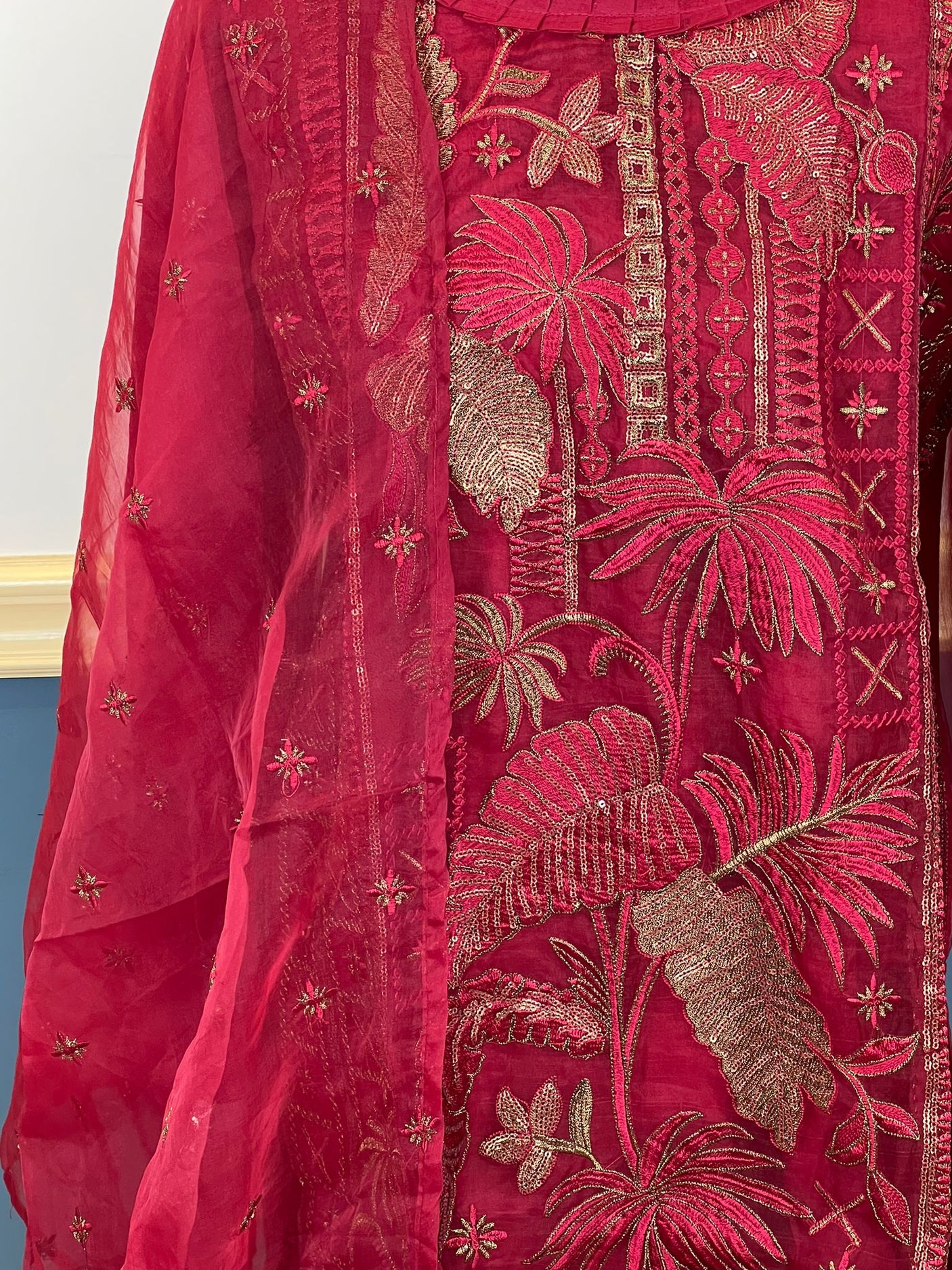 Pakistani Stitched Embroidery Party Wear Dresses Ready To Ship