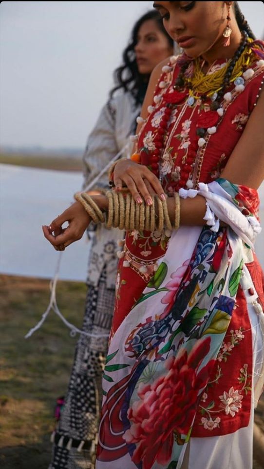 Mahgul Embroidered Lawn 2020-100% Original Guaranteed