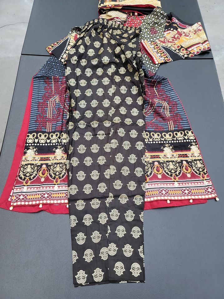 Pakistani Stitched Embroidery Lawn Suit Ready To Ship