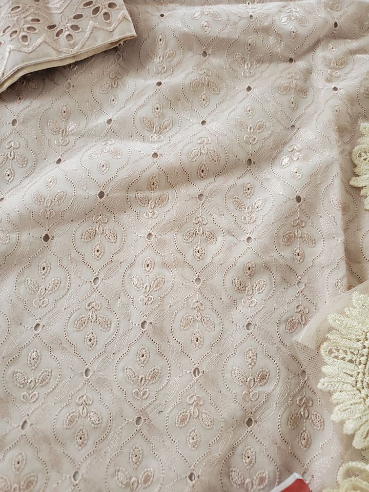 Pakistani Stitched Embroidery Lawn Suit Ready To Ship