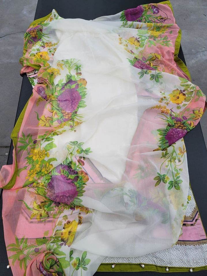 Pakistani Stitched Embroidery Lawn Suit Ready To Ship