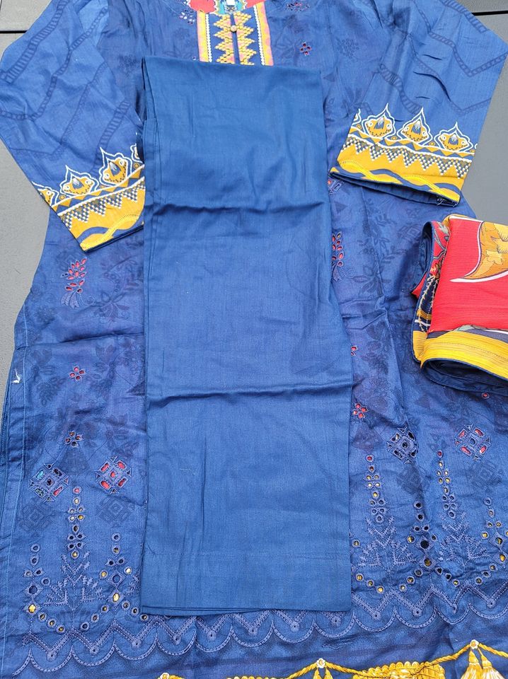 Pakistani Stitched Embroidery Lawn Suit Ready To Ship