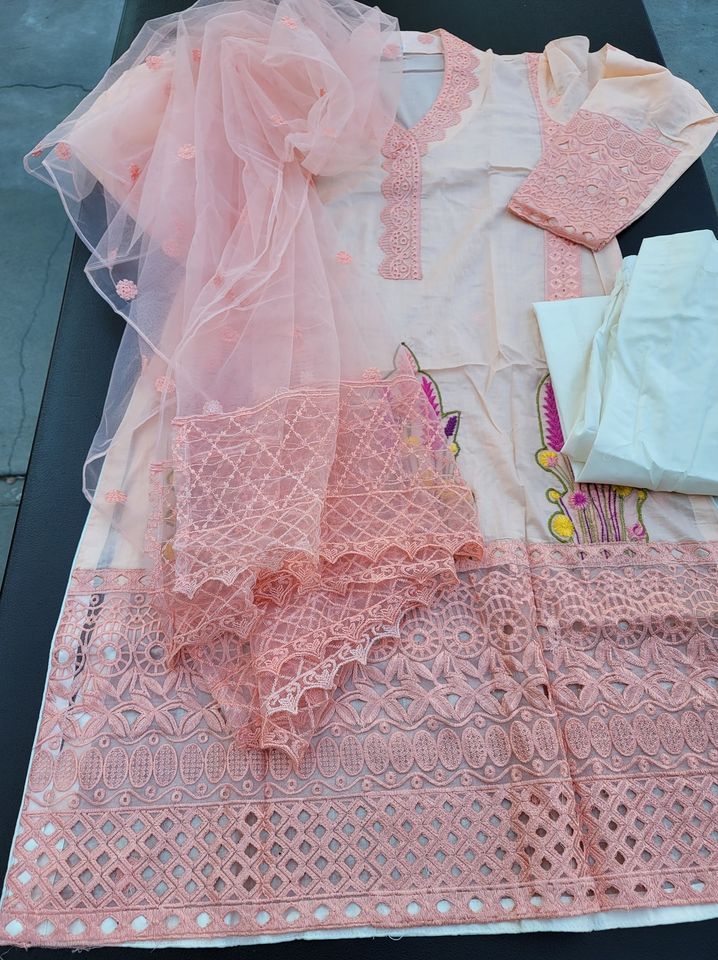Pakistani Stitched Embroidery Lawn Ready To Ship
