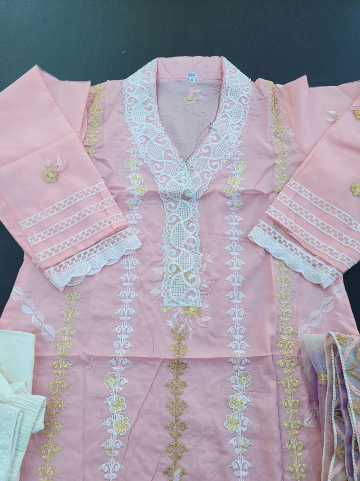 Pakistani Stitched Embroidery Lawn Ready To Ship
