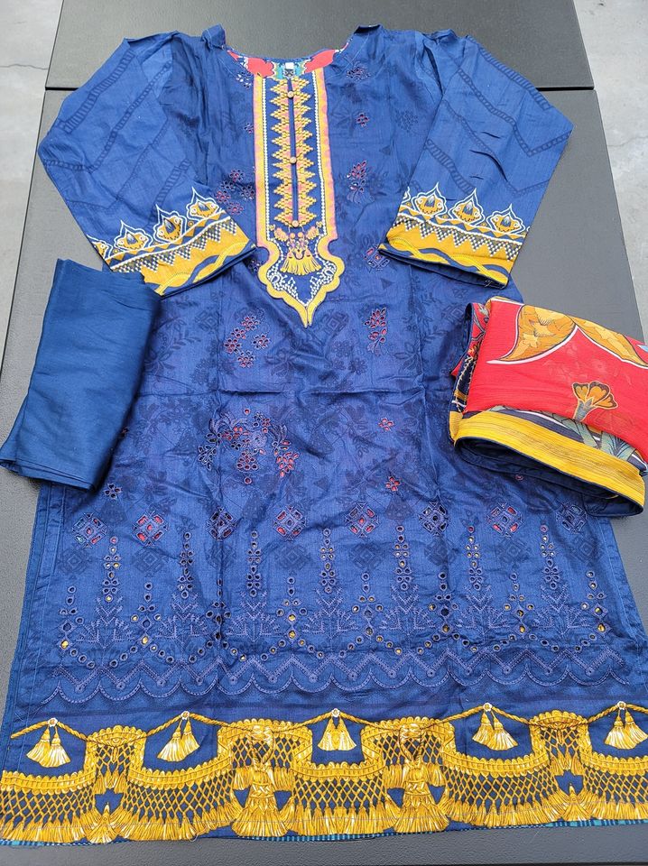Pakistani Stitched Embroidery Lawn Suit Ready To Ship