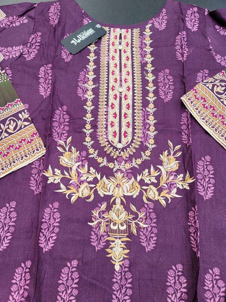 Pakistani Stitched Embroidery Lawn Suit Ready To Ship