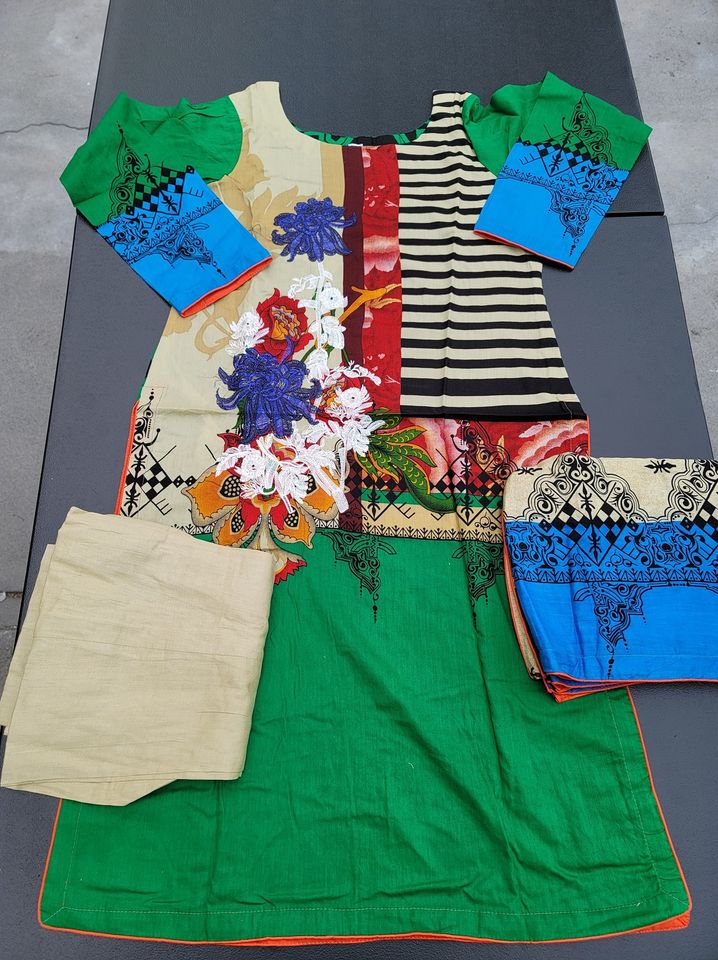 Pakistani Stitched Embroidery Lawn Suit Ready To Ship