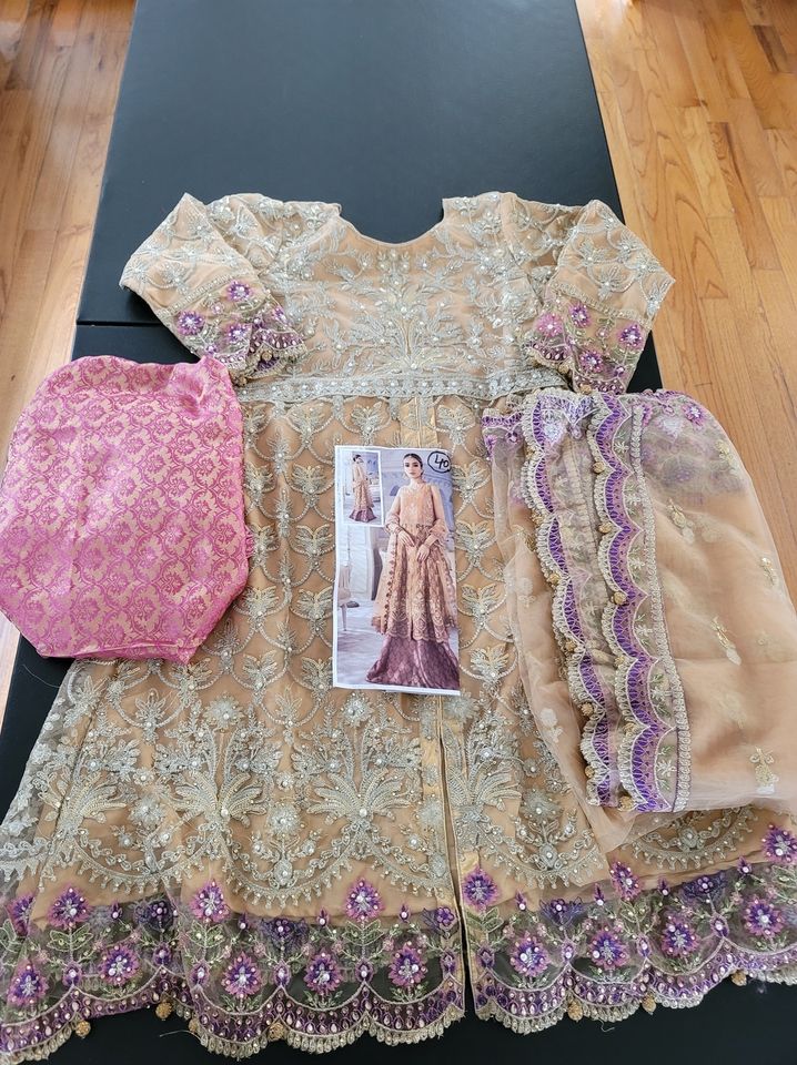 Pakistani Stitched Embroidery Party Wear Dresses Ready To Ship