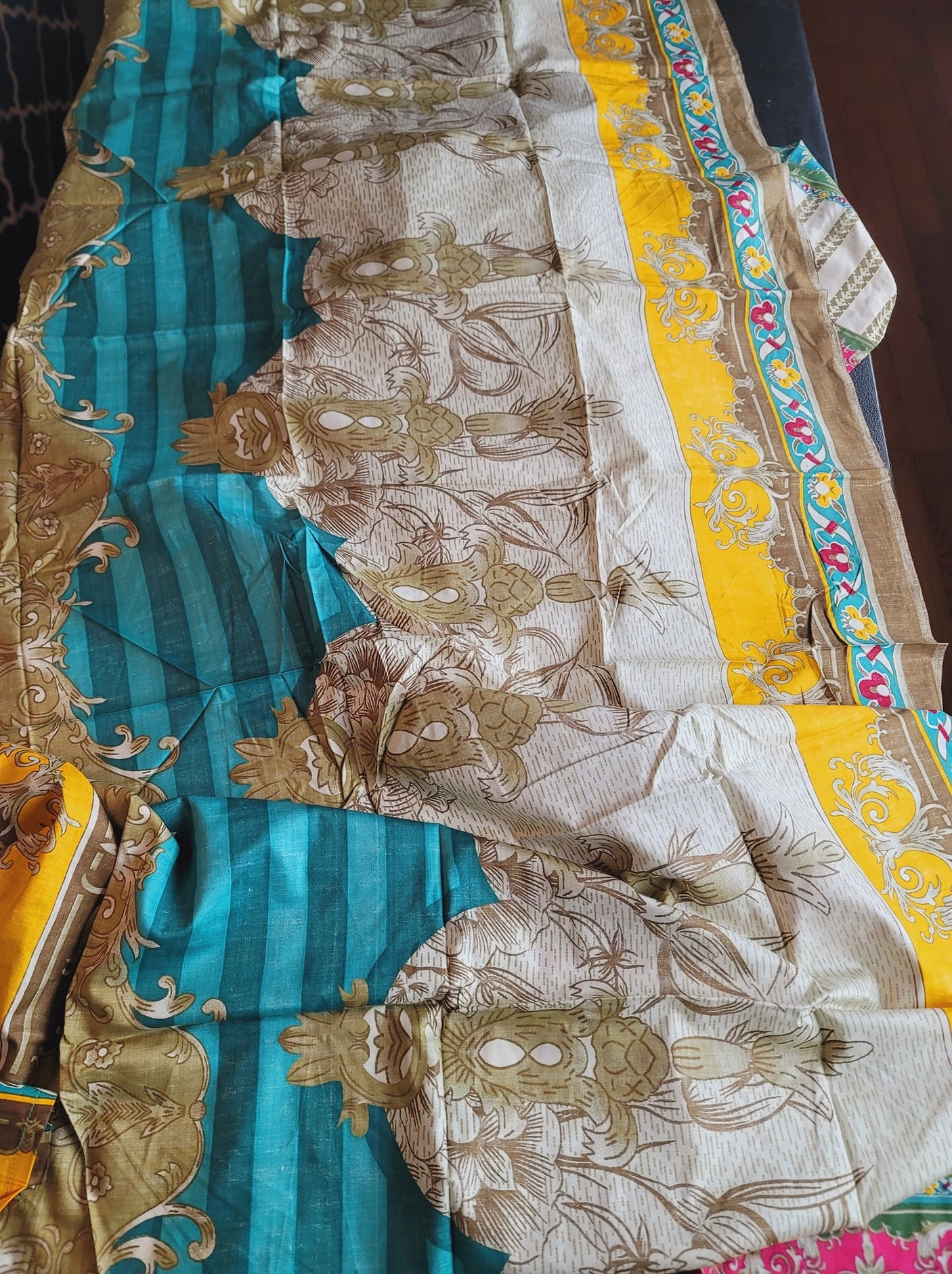 Pakistani Linen Embroidered Salwar kameez Ready To Ship