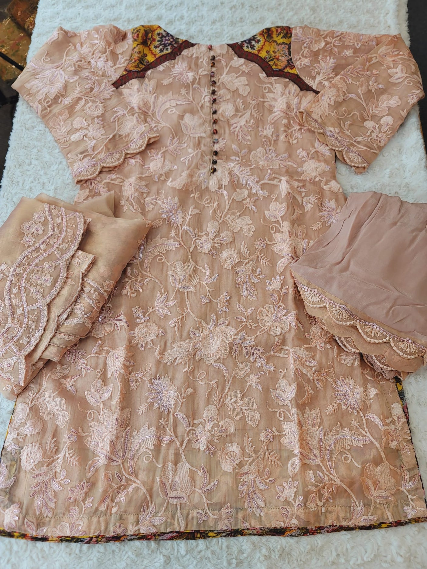 Pakistani Stitched Embroidery Party Wear Dresses Ready To Ship