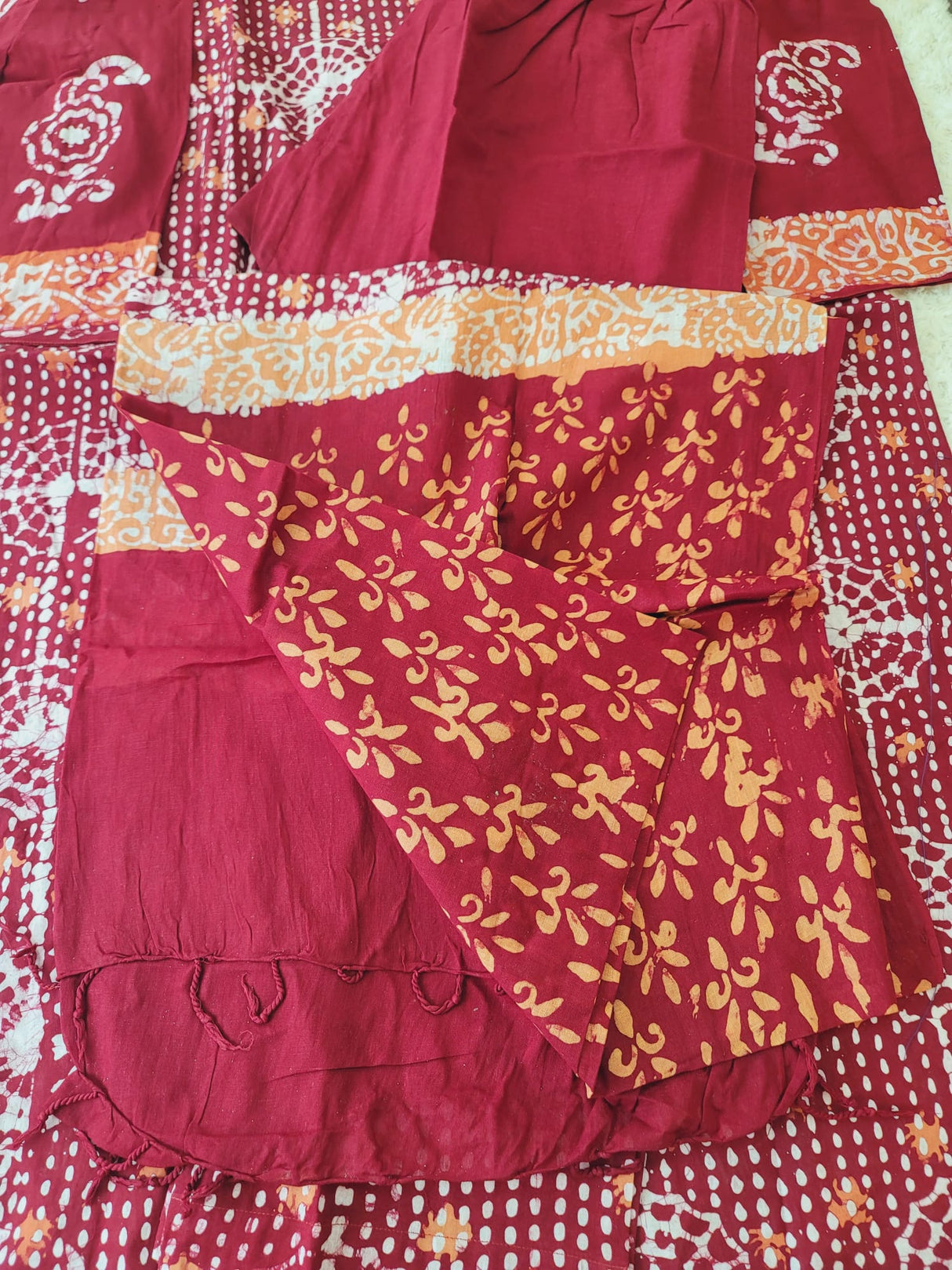 Bangladeshi batik salwer kamiz