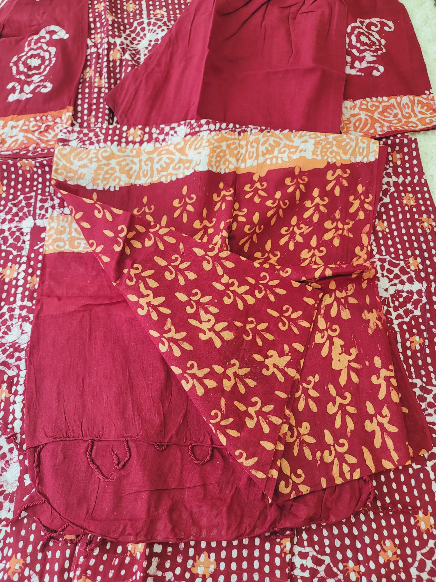 Bangladeshi batik salwer kamiz