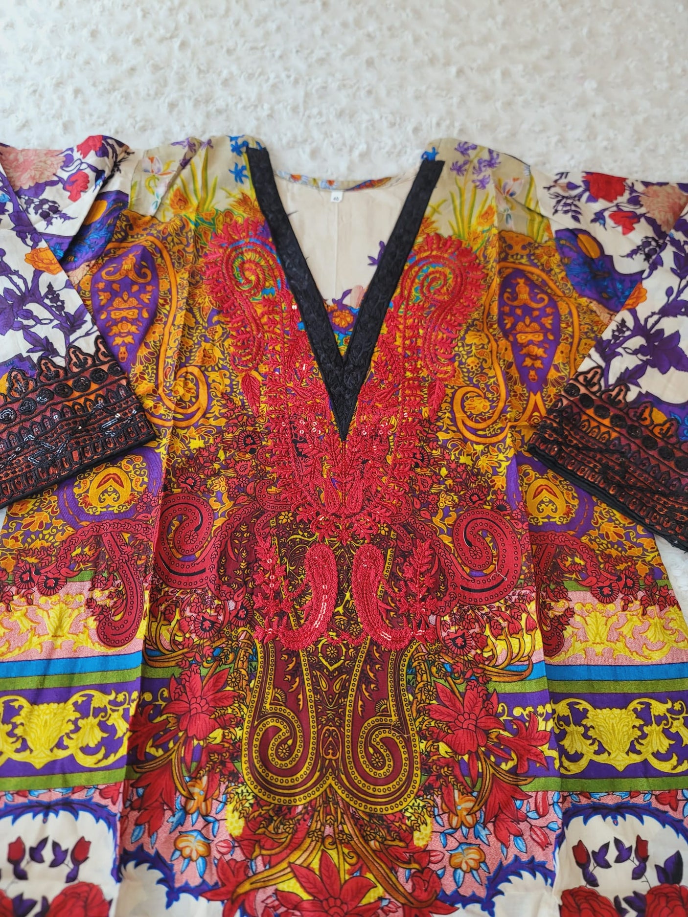 Pakistani Stitched lawn Embroidered Salwar kameez ready to ship