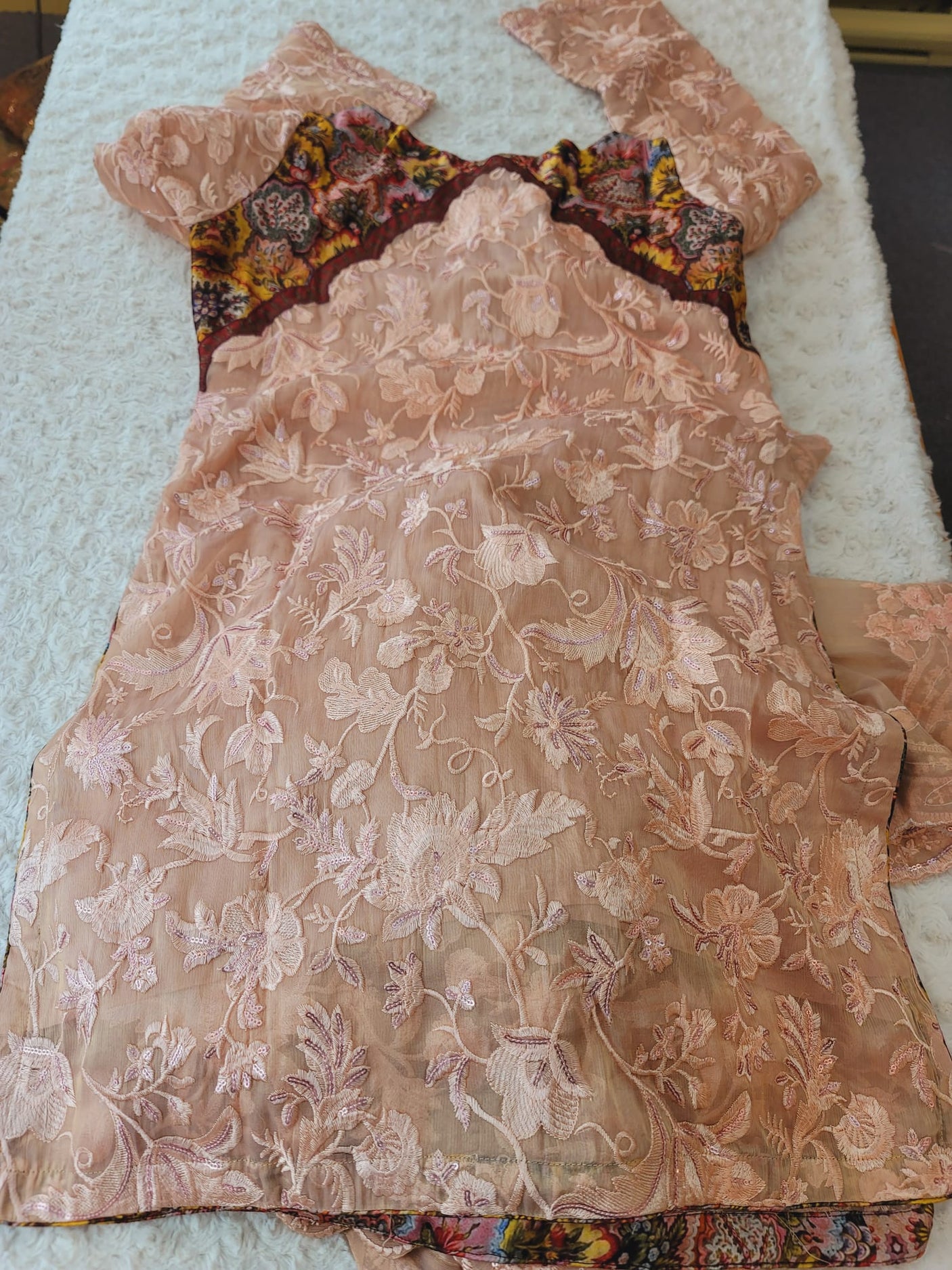 Pakistani Stitched Embroidery Party Wear Dresses Ready To Ship