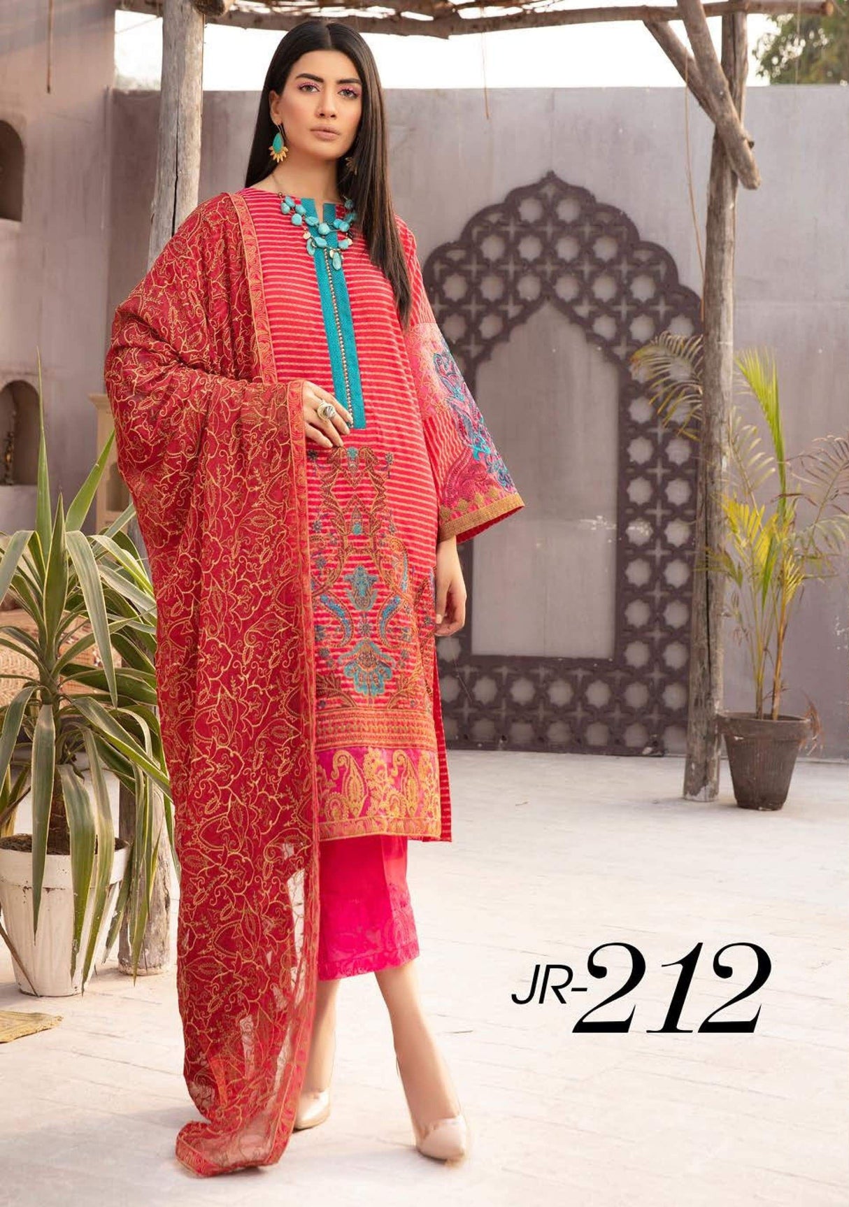 NAMAEESH by Johra Embroidered Lawn Collection 2021 -100% Original Guaranteed
