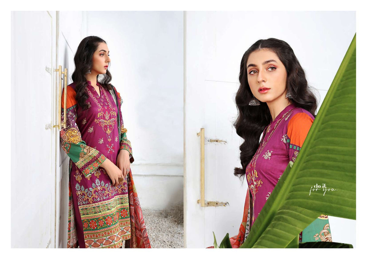 Mahajal Embroidered Lawn Collection 2021 -100% Original Guaranteed