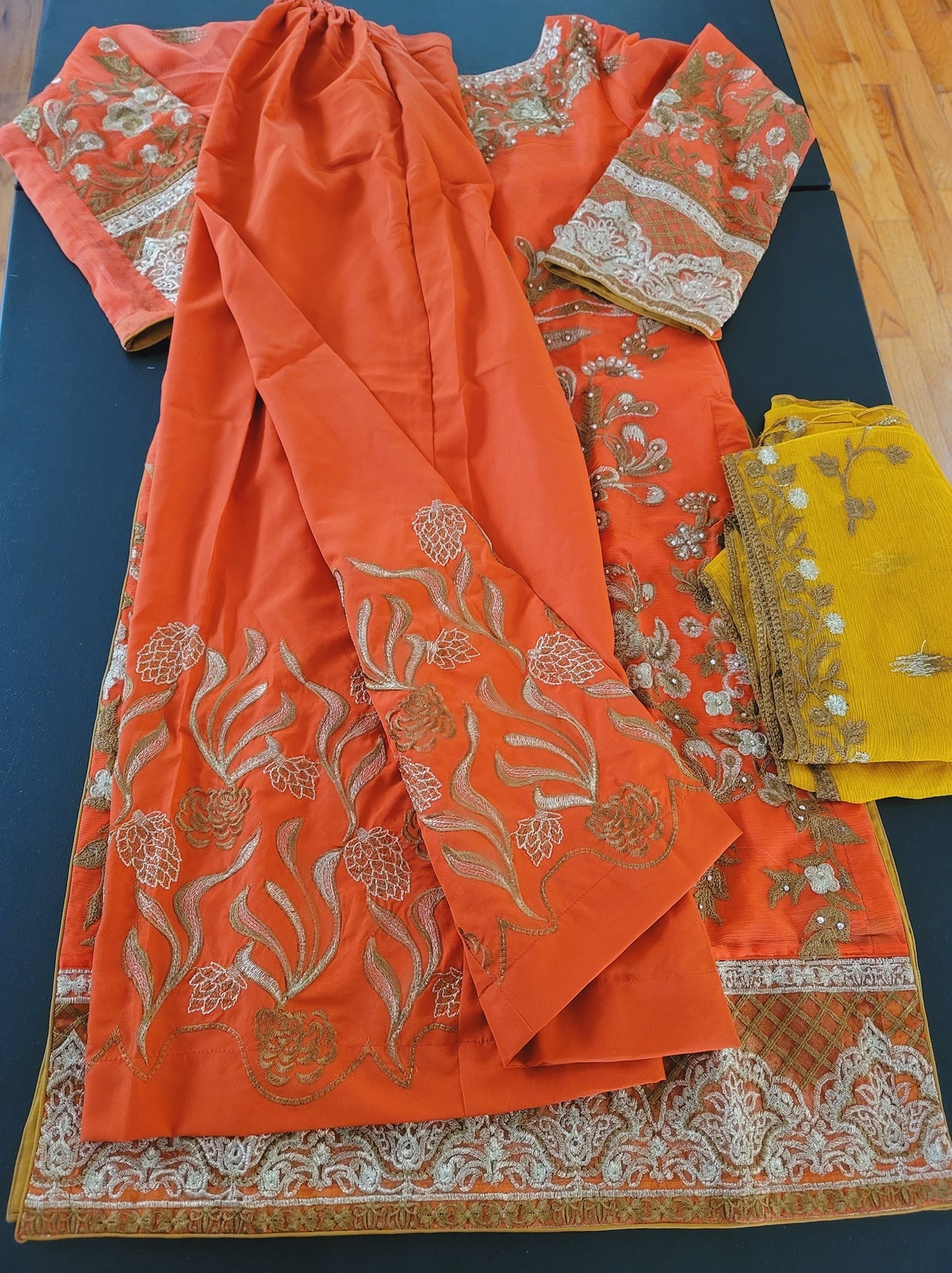 Pakistani Stitched Embroidery Party Wear Dresses Ready To Ship