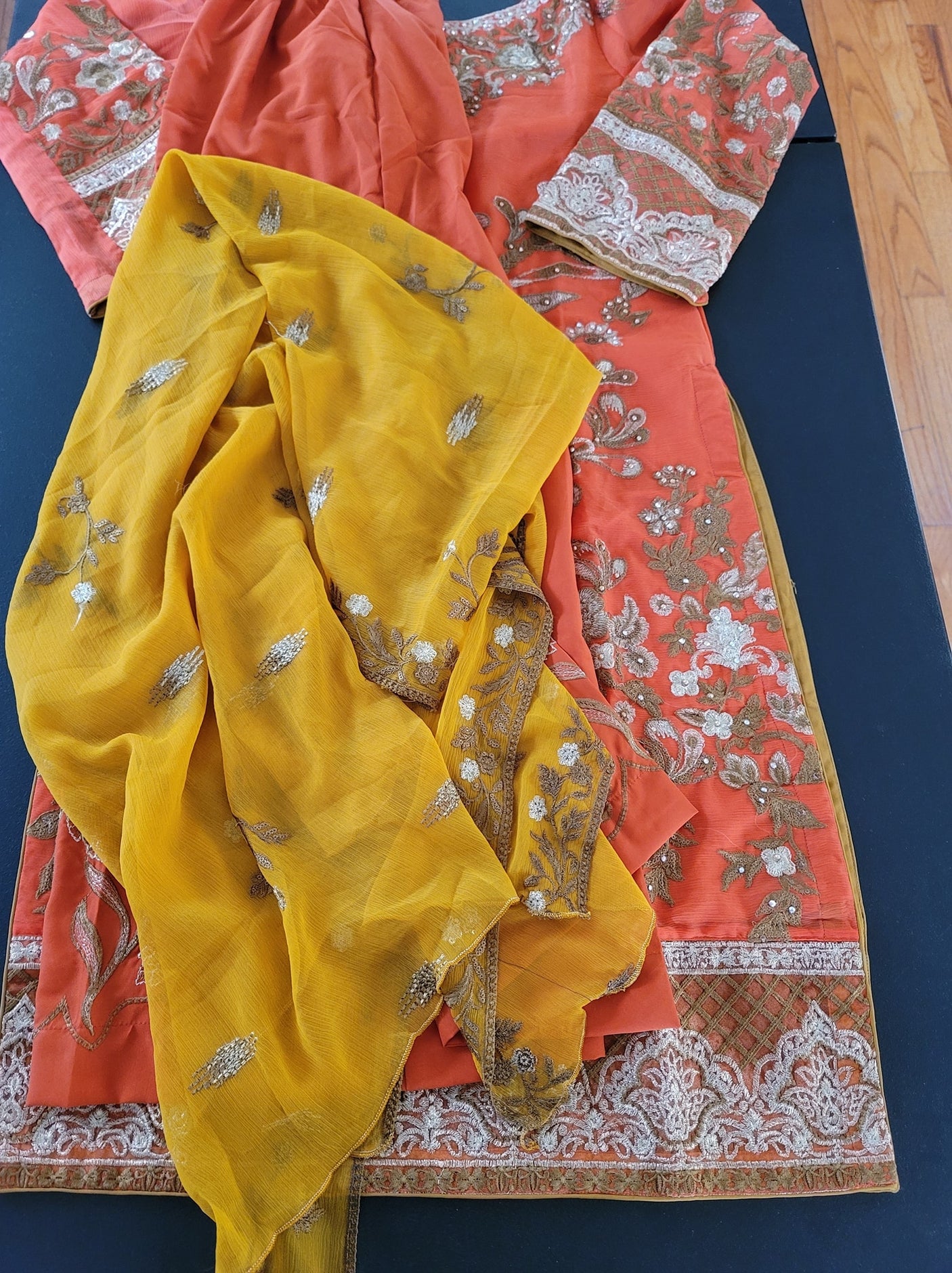 Pakistani Stitched Embroidery Party Wear Dresses Ready To Ship