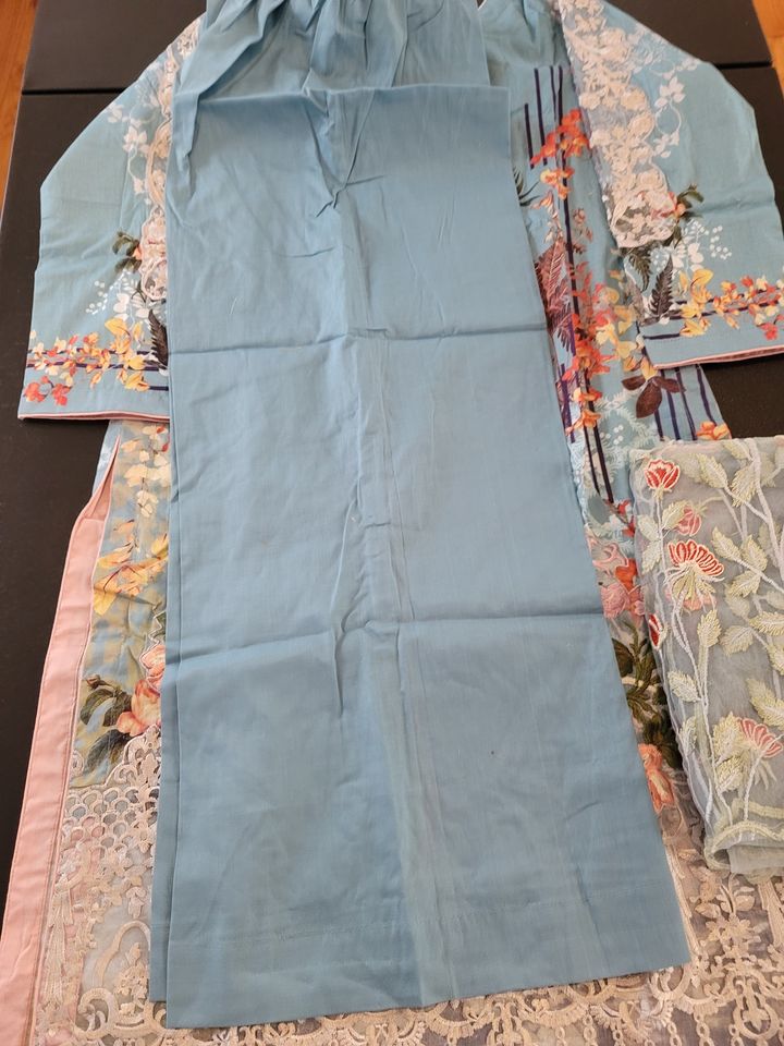 Pakistani Stitched Embroidery Lawn Suit Ready To Ship