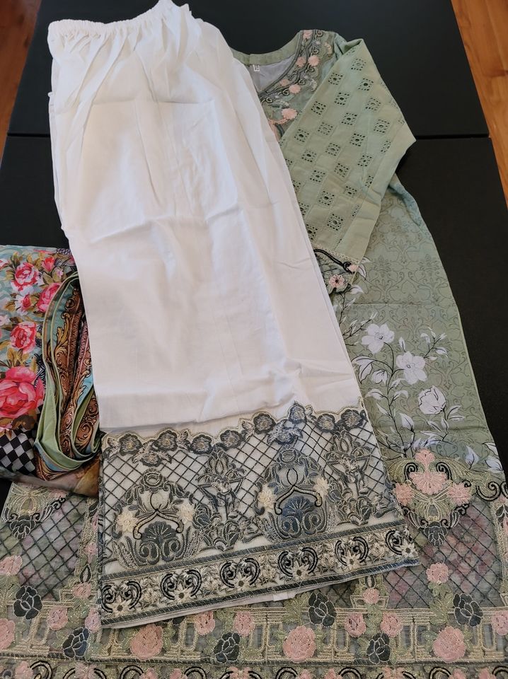 Pakistani Stitched Embroidery Lawn Suit Ready To Ship