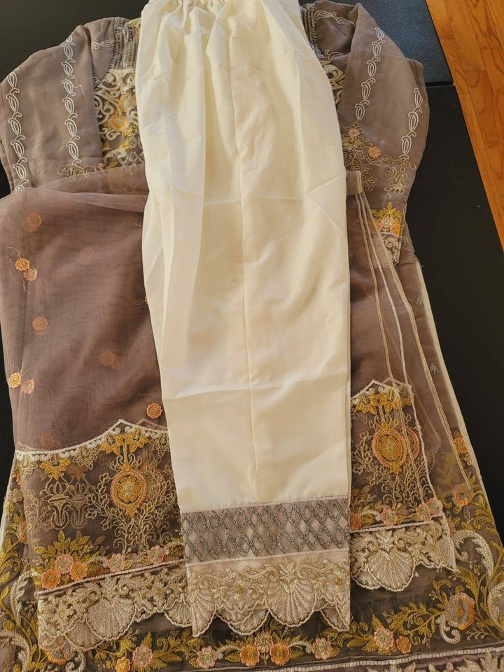 Pakistani Stitched Embroidery Party Wear Dresses Ready To Ship