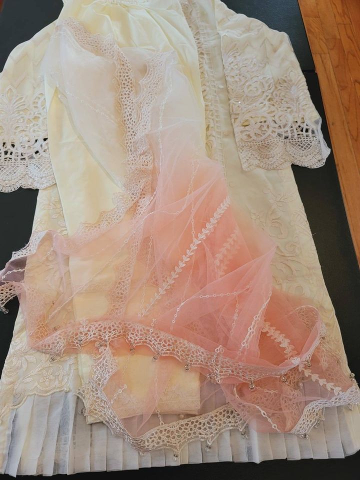 Pakistani Stitched Embroidery Party Wear Dresses Ready To Ship