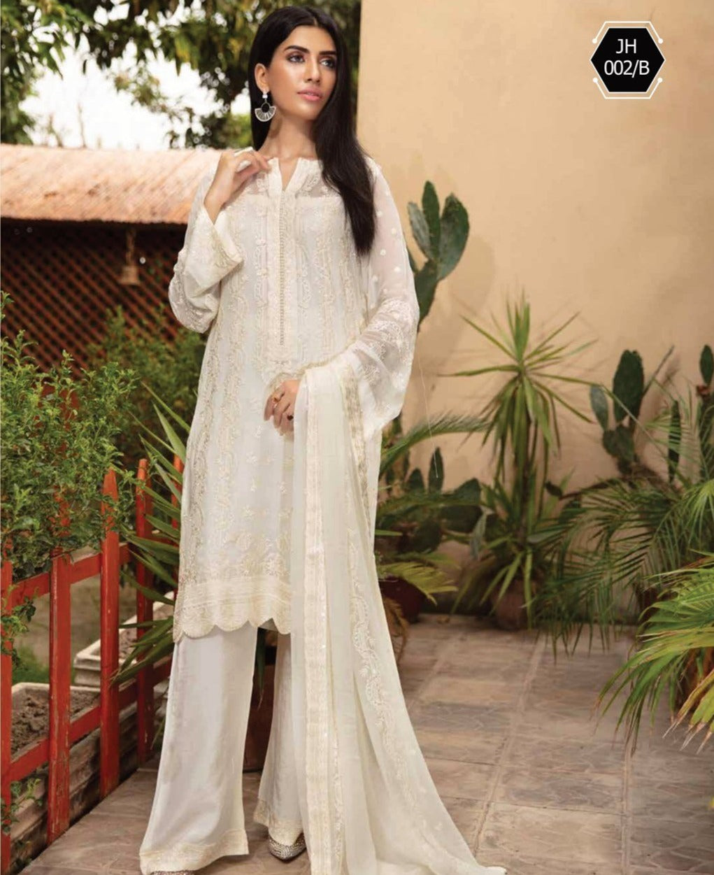 Johra Luxury Chiffon Embroidered -100% Original Guaranteed