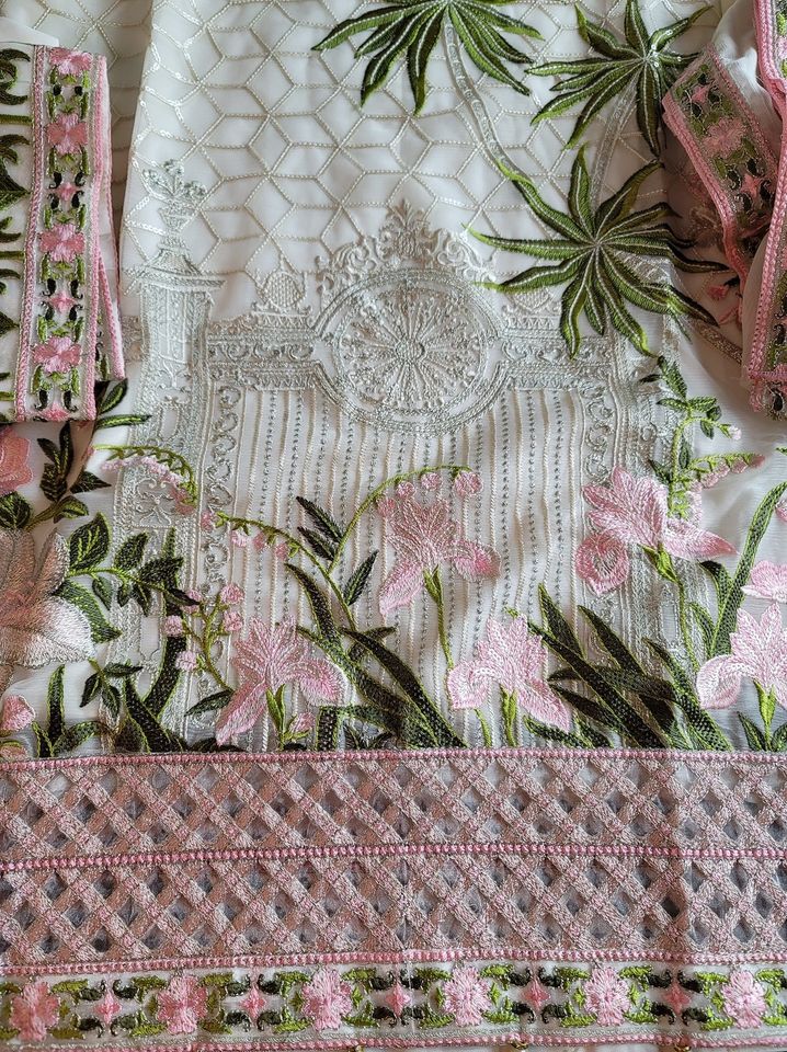 Pakistani Stitched Embroidery Party Wear Dresses Ready To Ship