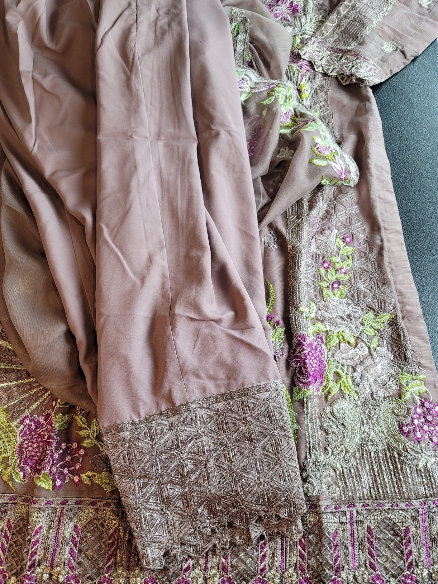 Pakistani Stitched Embroidery Party Wear Dresses Ready To Ship