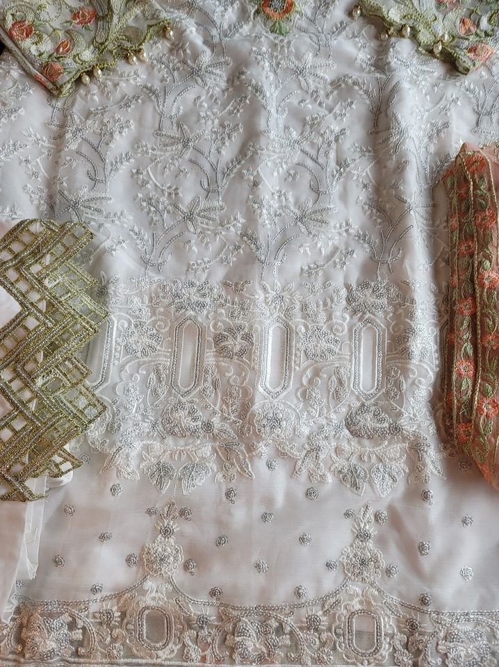 Pakistani Stitched Embroidery Party Wear Dresses Ready To Ship