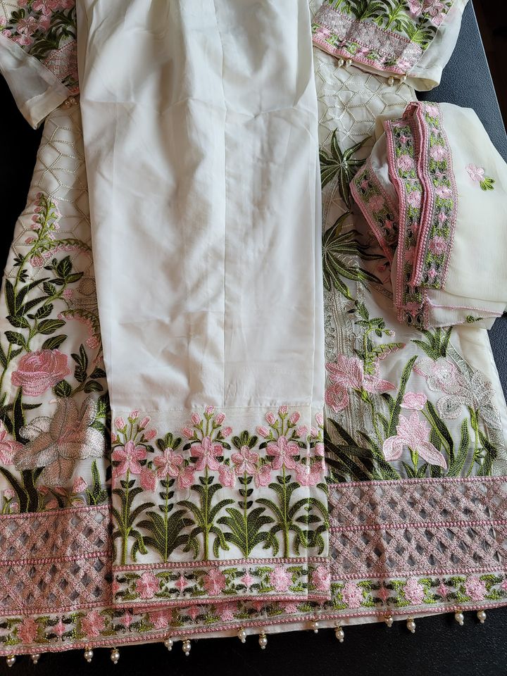 Pakistani Stitched Embroidery Party Wear Dresses Ready To Ship