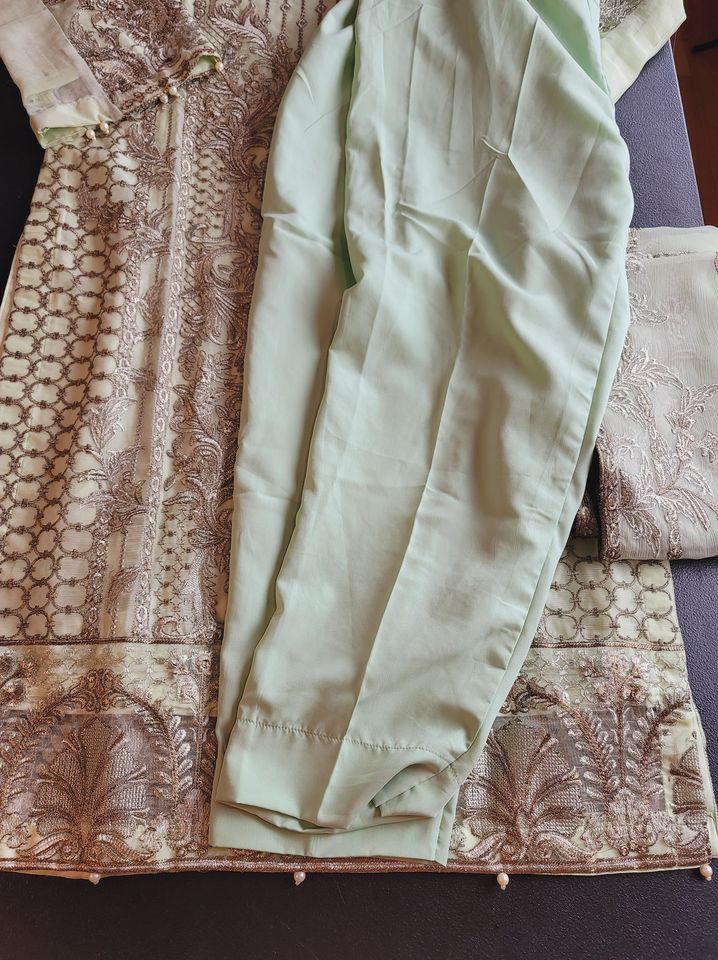 Pakistani Stitched Embroidery Party Wear Dresses Ready To Ship