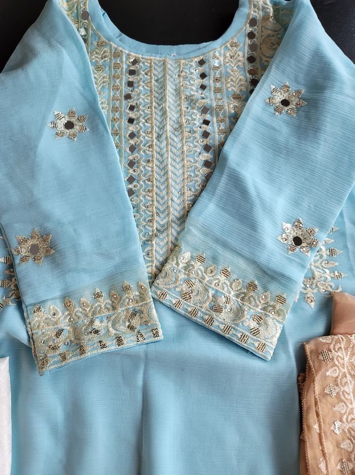 Pakistani Stitched Embroidery Party Wear Dresses Ready To Ship