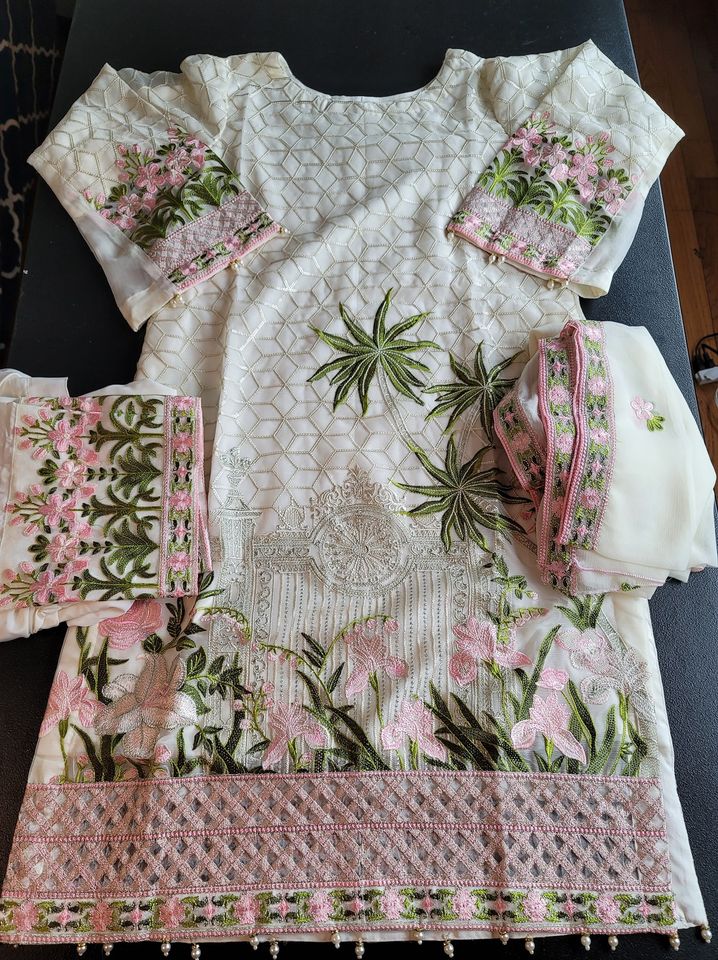 Pakistani Stitched Embroidery Party Wear Dresses Ready To Ship