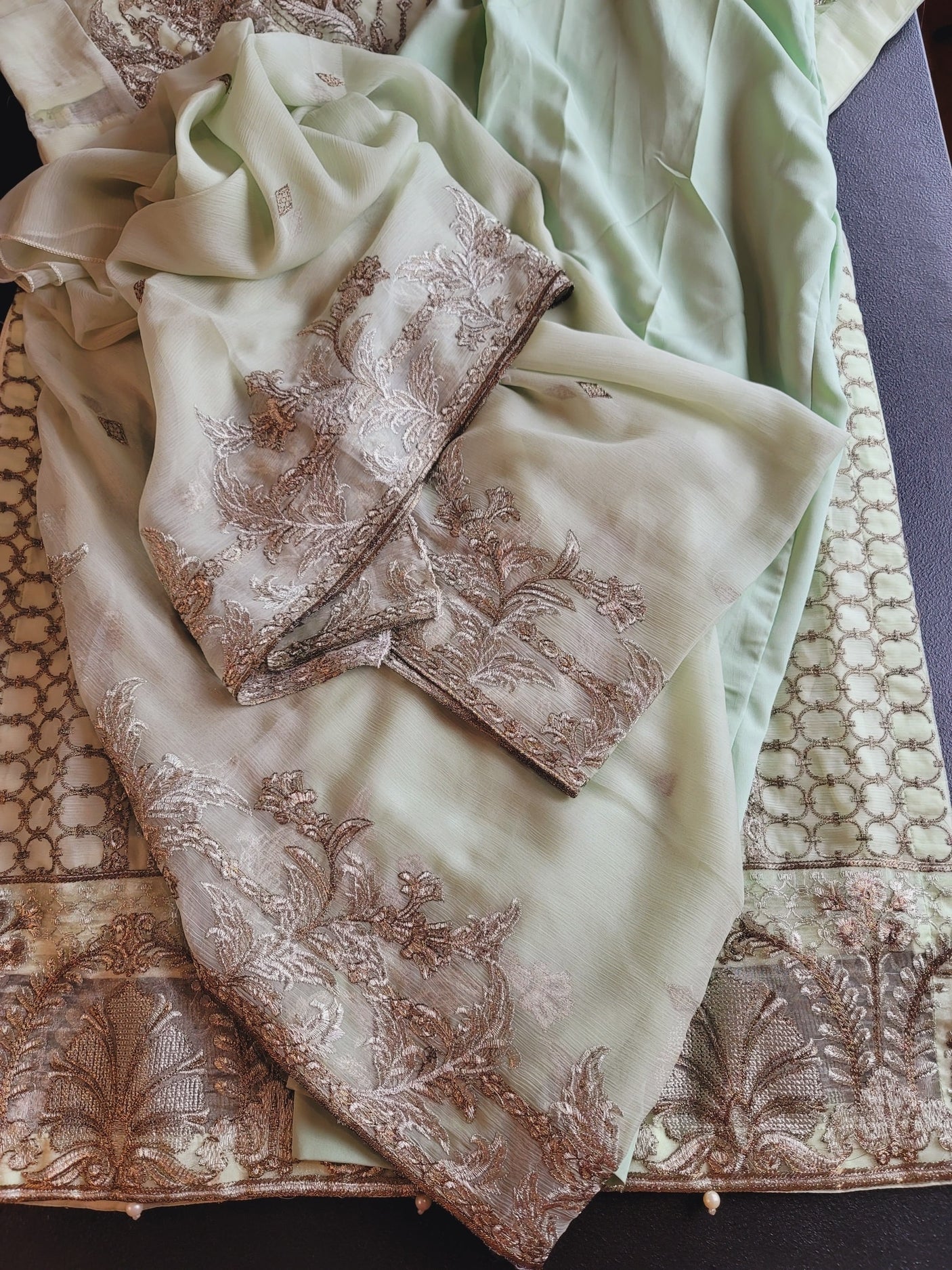 Pakistani Stitched Embroidery Party Wear Dresses Ready To Ship