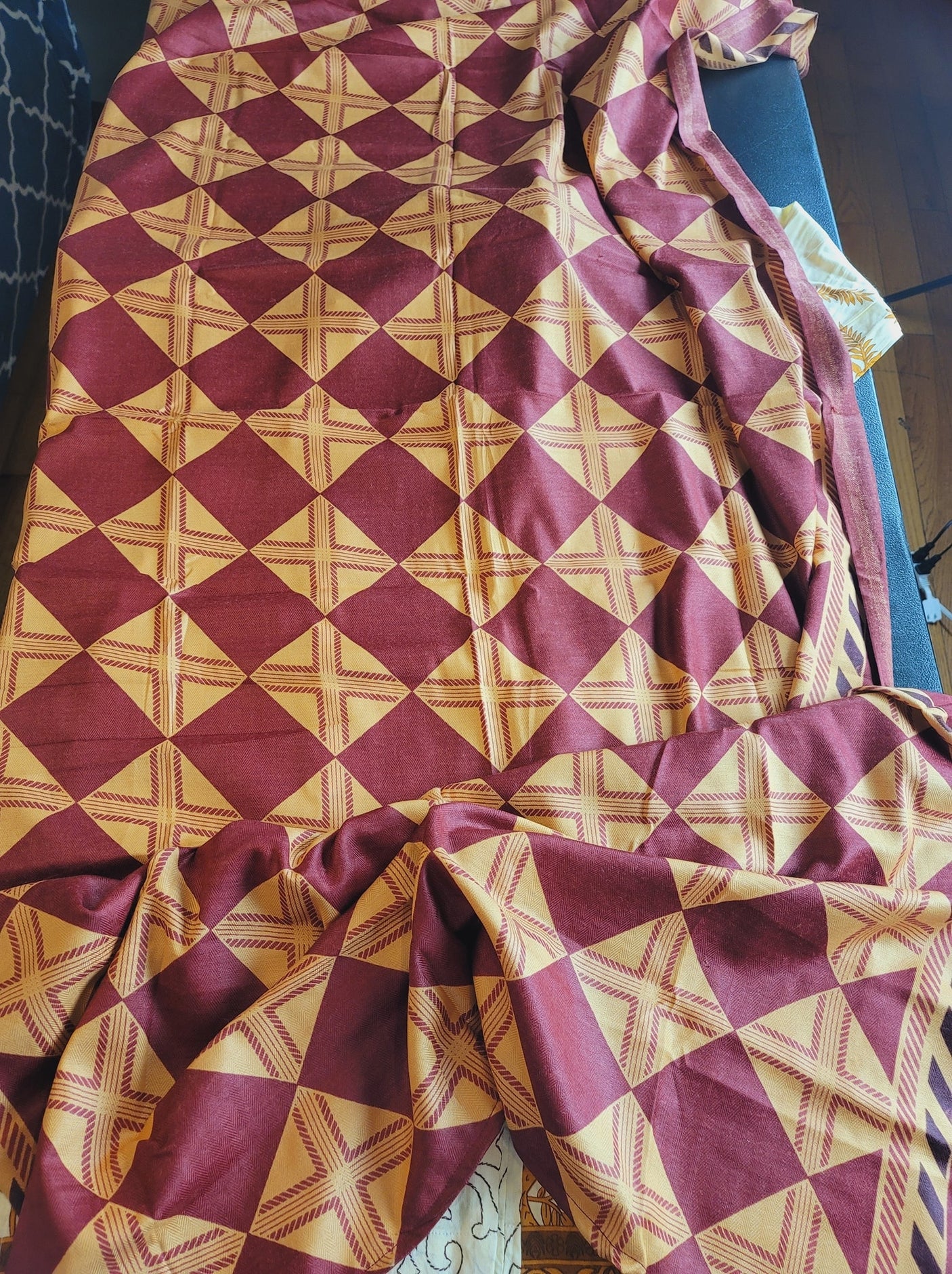 Pakistani linen Embroidered Salwar kameez Ready To Ship