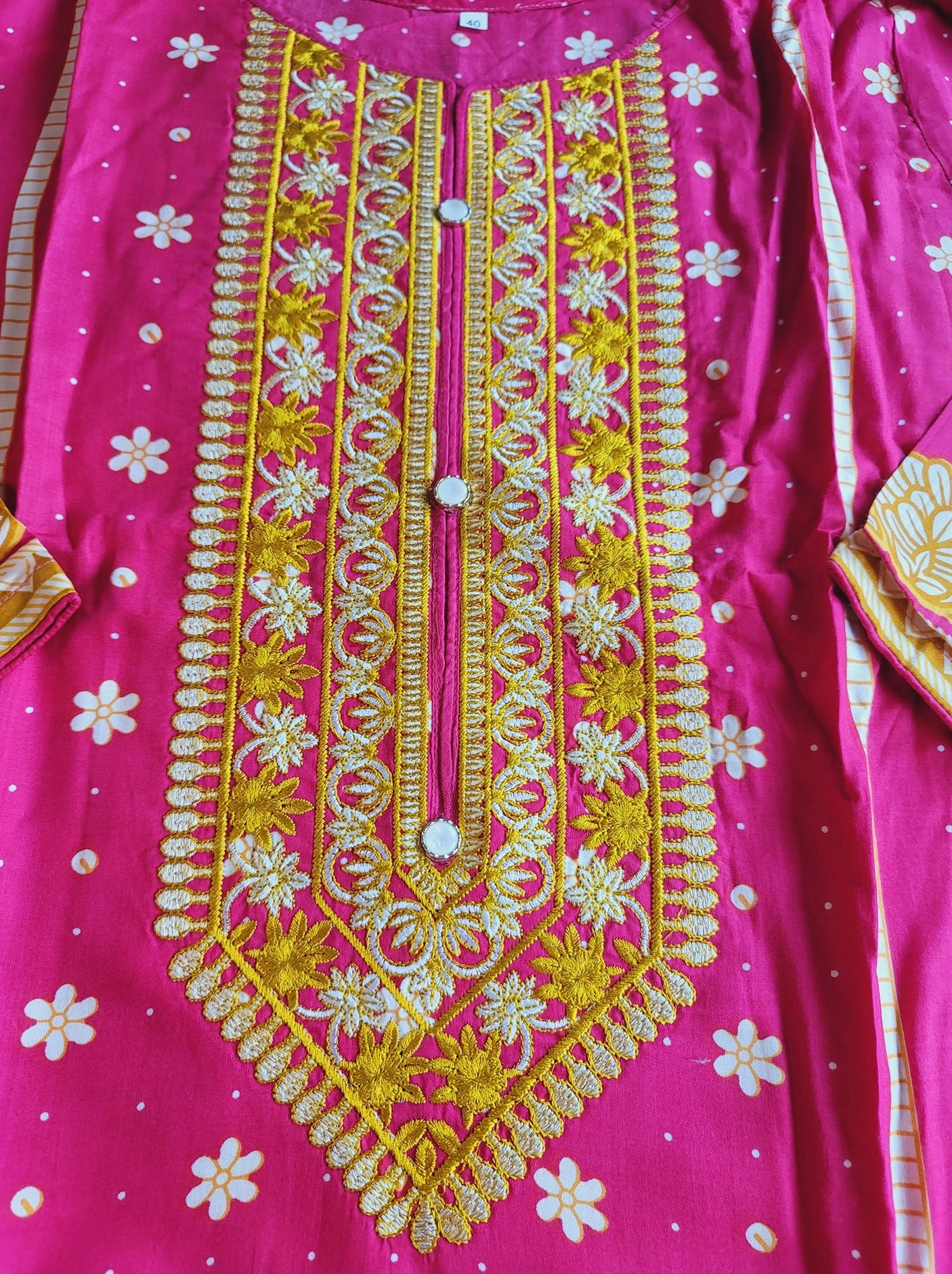 Pakistani linen Embroidered Salwar kameez Ready To Ship