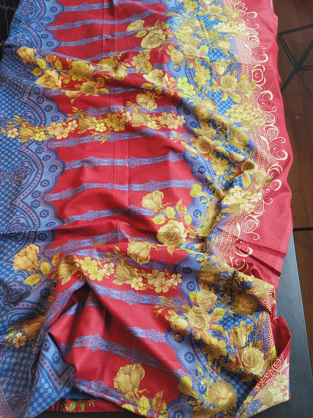 Pakistani linen Embroidered Salwar kameez Ready To Ship