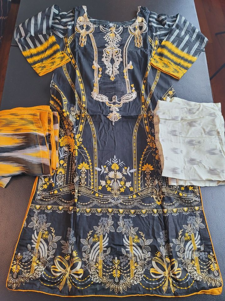 Pakistani Stitched Embroidery Lawn Suit Ready To Ship