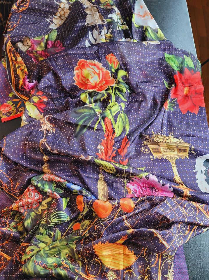 indian Stitched Embroidery Cotton Suit Ready To Ship