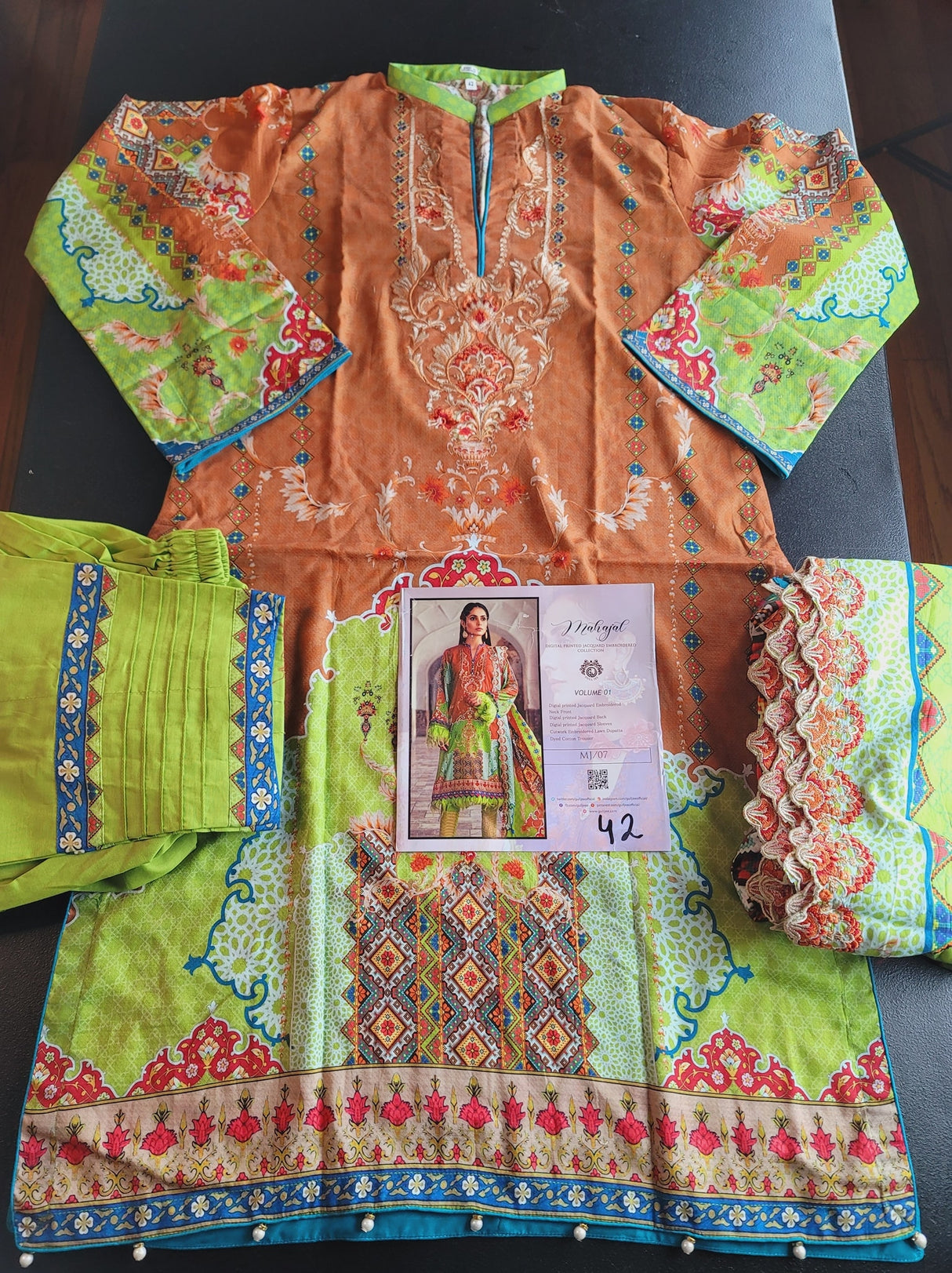Guljee Embroidered Collection-100% Original Guaranteed